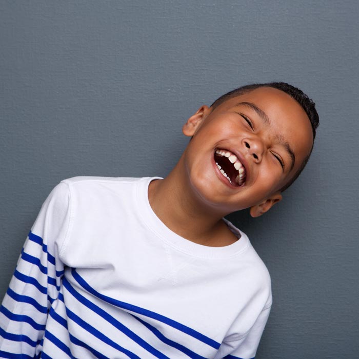laughing young boy